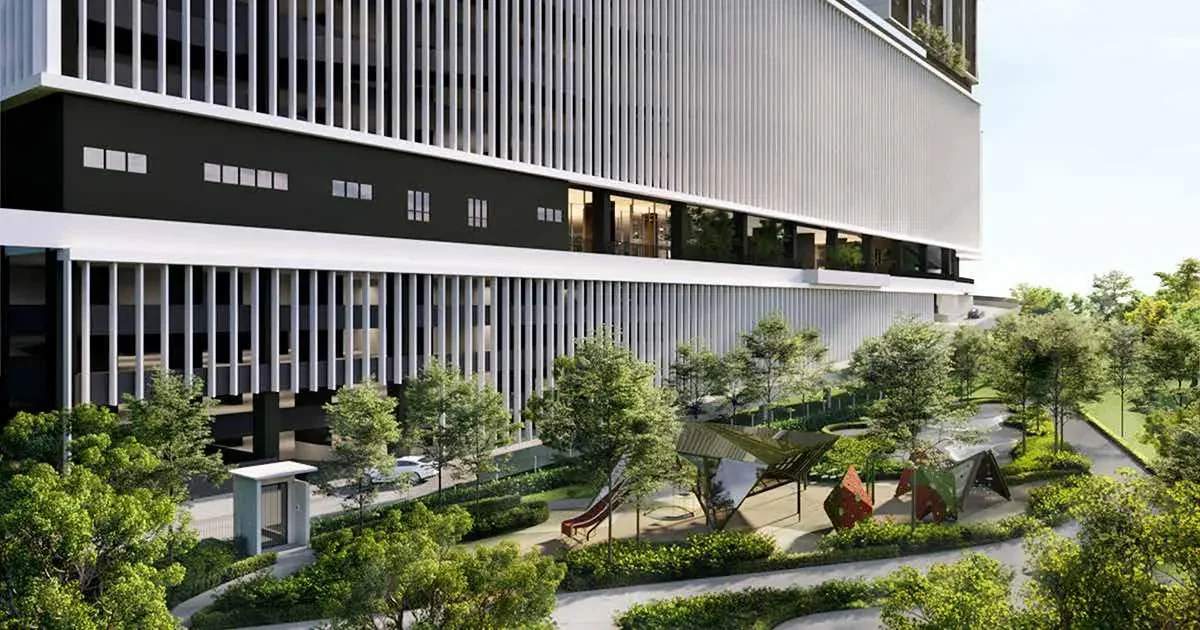 Direct pedestrian connection from Aras Residences to the WCity central park